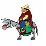 SANCHO & RUCIO - Sculptuur - QUIXOTE 400 JAAR Staand Fotobeeldje<br><div class="desc">De animatiereeks "DON QUIXOTE OF LA MANCHA" van de Cartoon werd in 1979 voor het eerst op tv gezien, sindsdien door tv-zenders rond het wereldbol uitgezonden. Don Quichot werd voor het eerst gepubliceerd in 1605 en het tweede deel werd gepubliceerd in 1615. Onze tekenbeelden herdenken zowel de IVe eeuw, die...</div>