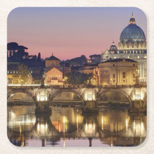 Sancta Sedes per orarium Romae Kartonnen Onderzetters