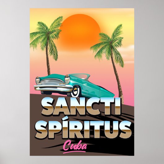Sancti Spíritus Cuba Poster (Voorkant)