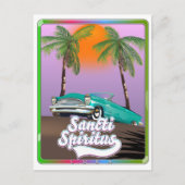 sancti spiritus Cuba reisposter. Uitnodiging Briefkaart (Voorkant)