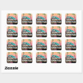 Sancti Spíritus Cuba Vierkante Sticker (Vel)