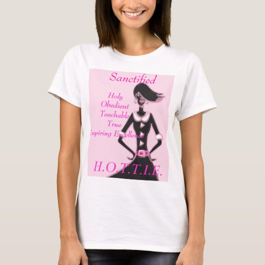 Sanctified HOTTIE T-shirt (Voorkant)