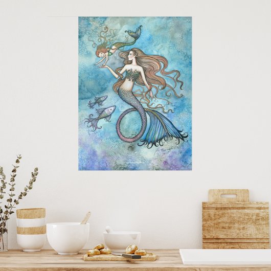 Sanctity of Motherhood Mermaid Poster (Keuken)