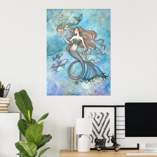 Sanctity of Motherhood Mermaid Poster (Thuiskantoor)