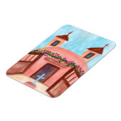 Sanctuario de Chimayo Waterverf New Mexico Magneet (Linkerzijde)