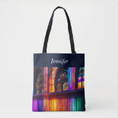Sanctuarium | Kunst van de regenboogkerk Tote Bag (Voorkant)