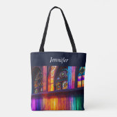 Sanctuarium | Kunst van de regenboogkerk Tote Bag (Achterkant)