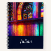 Sanctuarium | Kunstschets van de regenboogkerk Notitieboek (Voorkant)