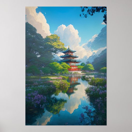 Sanctuarium van de Riverside Poster (Voorkant)