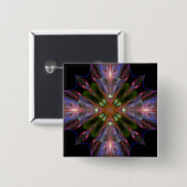 Sanctuary Cross Vierkante Button 5,1 Cm (Voorkant /achterkant)