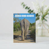 Sanctuary Elephant Oerwoud Briefkaart (Staand voorkant)