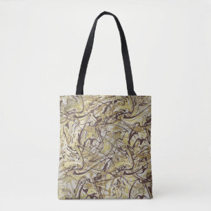 Sanctuary en Zelfliefde Spa Abstract Goud Marmer Tote Bag