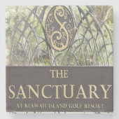 Sanctuary, Kiawah Island, SC Marble Stone Coas Stenen Onderzetter (Voorkant)