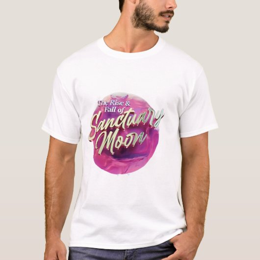 Sanctuary Moon beroemd gemaakt door Murderbot T-shirt (Voorkant)