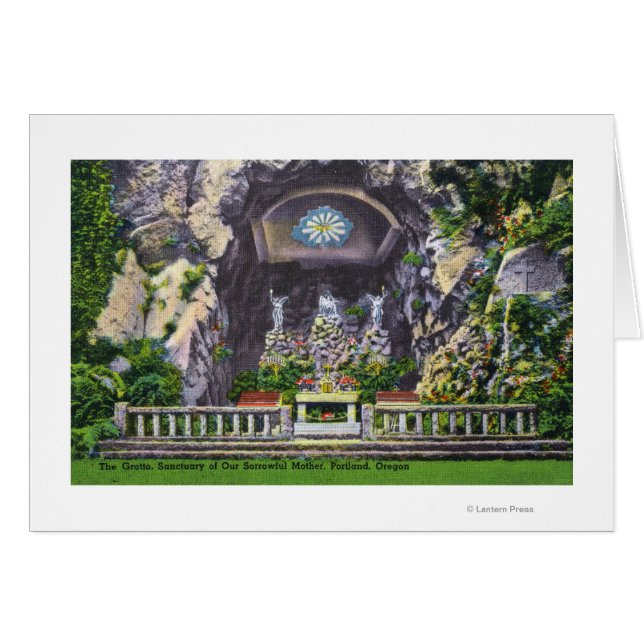 Sanctuary of Our Sorrowful Moeder Grotto Uitzicht (Voorkant Horizontaal)