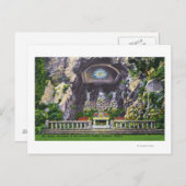 Sanctuary of Our Sorrowful Moeder Grotto Uitzicht Briefkaart (Voorkant / Achterkant)