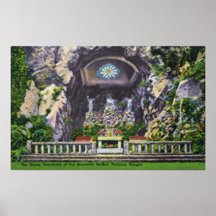 Sanctuary of Our Sorrowful Moeder Grotto Uitzicht Poster