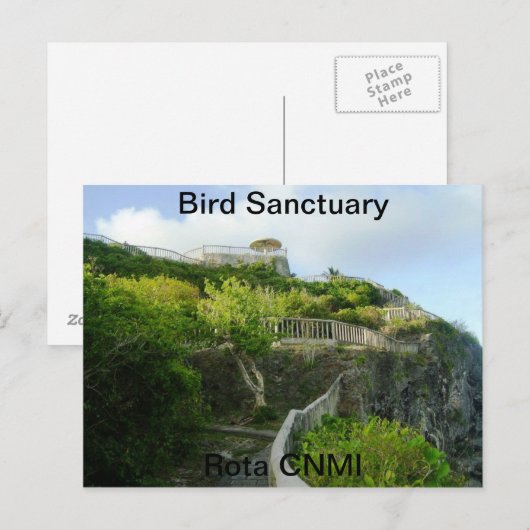 Sanctuary voor vogels briefkaart (Voorkant / Achterkant)