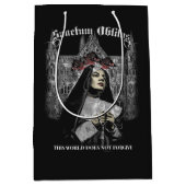 Sanctum Oblitus - Gotische streetwear ontwerp Medium Cadeauzakje (Voorkant)