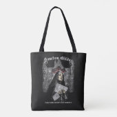 Sanctum Oblitus - Gotische streetwear ontwerp Tote Bag (Achterkant)