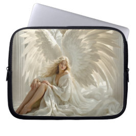 Sanctum of Wings: Engel in de Hallen van Licht Laptop Sleeve