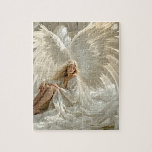 Sanctum of Wings: Engel in de Hallen van Licht Legpuzzel (Verticaal)