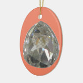 Sancy Diamond - Diamant Keramisch Ornament (Links)