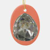 Sancy Diamond - Diamant Keramisch Ornament (Achterkant)