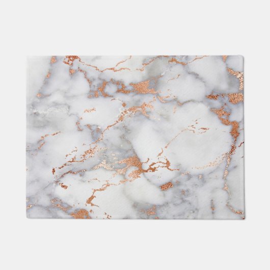 Sand Accents and White Abstract Pattern Deurmat (Voorkant)