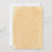 Sand and Seashells/Beach Wedding Invitation Kaart (Achterkant)