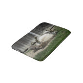 Sand Bathing Donkey Badmat (Gekanteld)