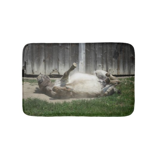 Sand Bathing Donkey Badmat (Voorkant)