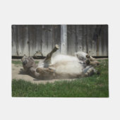 Sand Bathing Donkey Deurmat (Voorkant)