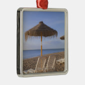 Sand Beach Chairs with Umbrella Metalen Ornament (Rechts)