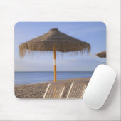 Sand Beach Chairs with Umbrella Muismat (Met muis)
