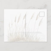 Sand Beach Serenity Umbrella Briefkaart (Achterkant)