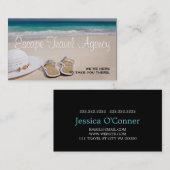 Sand Beach Travel Agency Visitekaartje (Voorkant / Achterkant)