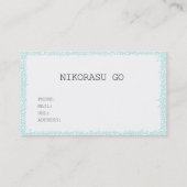 SAND BEACH VISITEKAARTJE (Achterkant)