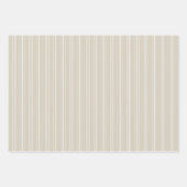 Sand Beige Modern Farmhouse Holiday Wrapping Paper (Voorkant 2)