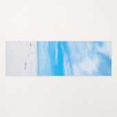 Sand Blue Sky Clouds Sjabloon Fitness Elegant Yogamat (Voorkant (horizontaal))