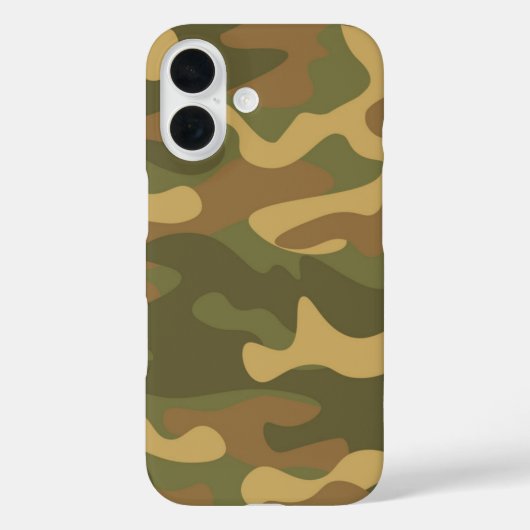 Sand Brown Camo Case-Mate iPhone Case (Achterkant)