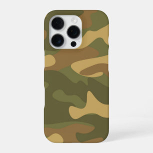 Sand Brown Camo iPhone 16 Pro Hoesje