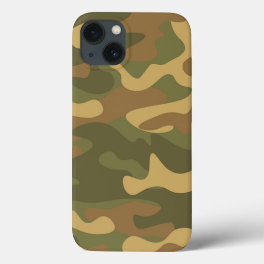 Sand Brown Green Camo Case-Mate iPhone Case (Achterkant)