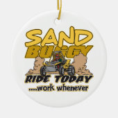 Sand Buggy Ride Today Keramisch Ornament (Voorkant)