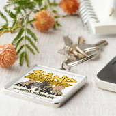 Sand Buggy Ride Today Sleutelhanger (Zijkant)