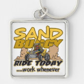 Sand Buggy Ride Today Sleutelhanger (Voorkant)