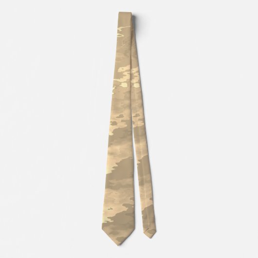 Sand Camo-patroon Stropdas (Voorkant)