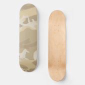 Sand Camouflage Skateboard (Voorkant)