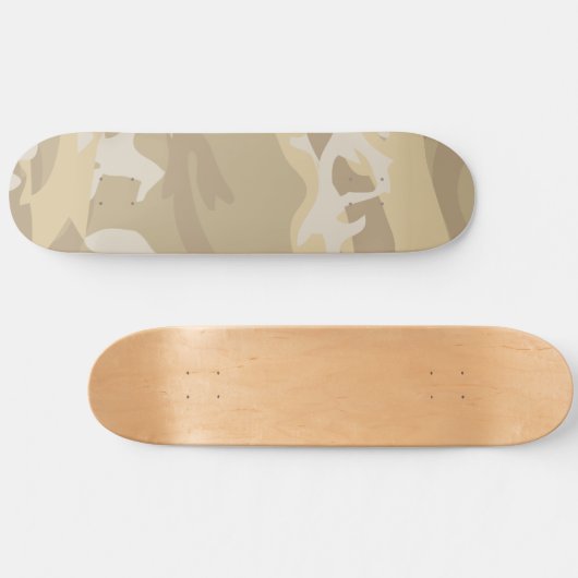 Sand Camouflage Skateboard (Horizontaal)