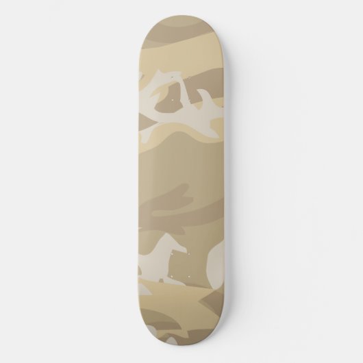 Sand Camouflage Skateboard (Voorkant)